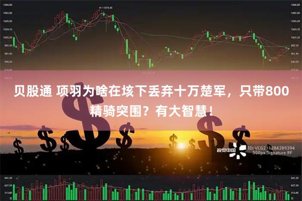 贝股通 项羽为啥在垓下丢弃十万楚军，只带800精骑突围？有大智慧！