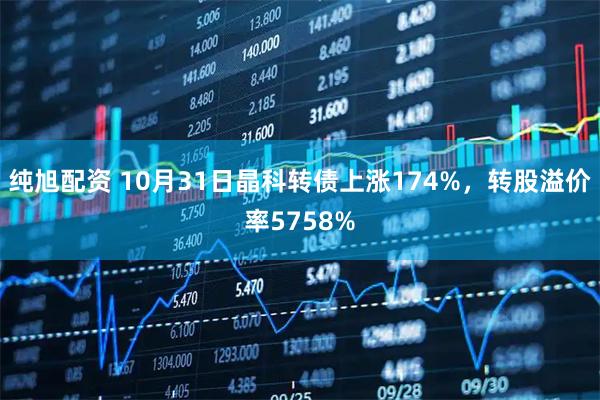 纯旭配资 10月31日晶科转债上涨174%，转股溢价率5758%